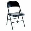 Mainstays Steel Folding Chair - Black