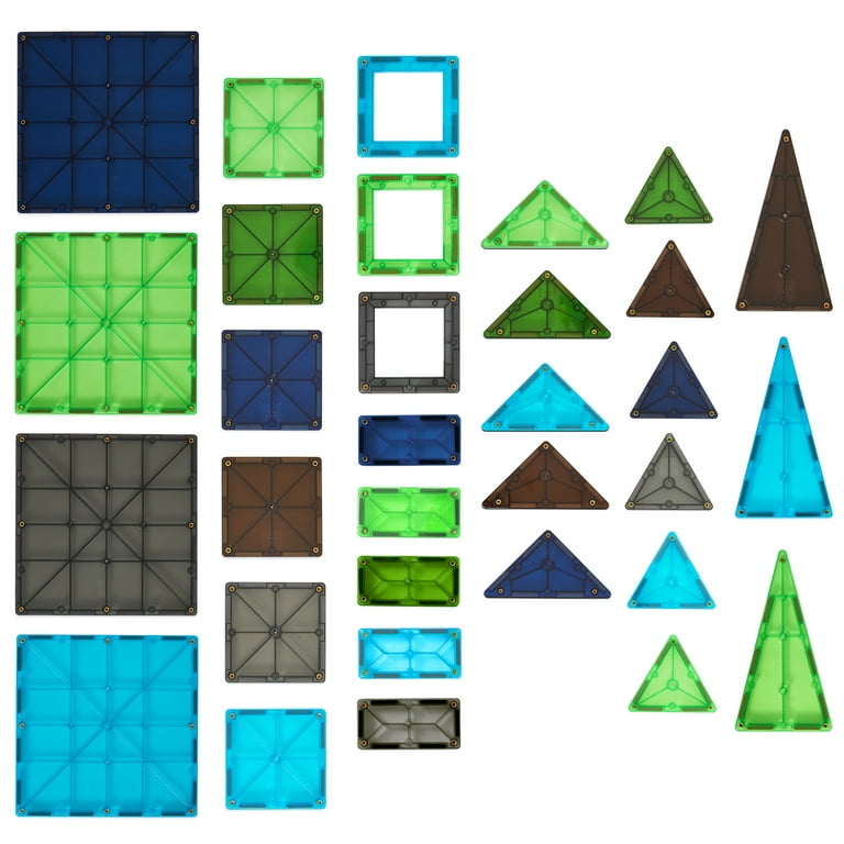 110-Piece Kids Magnetic Tiles STEM Construction Toy Building Block Set –  Best Choice Products