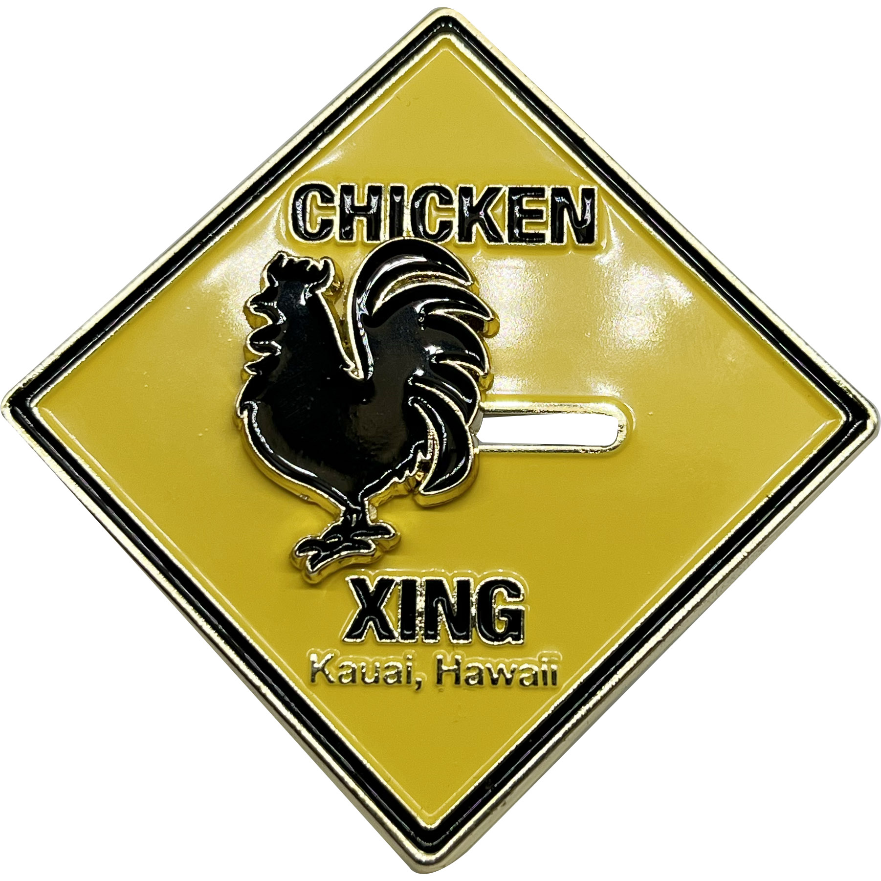 Souvenir Magnet Magnet Motion Rooster Crossing