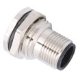 thumbnail image 3 of Waterproof Socket 4Pin Panel Back Mounting Waterproof Connector Electrical Supplies M12FP4, 3 of 14
