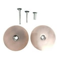 thumbnail image 1 of Siruishop Porte avec Vis pour Pièces de Sécurité Domestique 6.7cm Cache-Trou de Bouton, Remplisseur de Trou de Porte Rond pour Hôtel Résidentiel Commercial bronze Rouge, 1 of 8