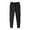 F79 Black, variant on Likimi Mens Pants Stretch Casual Solid Color Elastic Waist Drawstring Comfortable Summer Trousers Dark Gray Size 3Xl