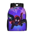 thumbnail image 1 of Miles Morales Backpack, Travel Laptop Backpack, Water Resistant College School Computer Bag, Durable, 1 of 5