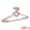Pink, variant on Unique Bargains Plastic Non-Slip Hangers Space Saving Clothes Hangers 10 Packs Light Gray