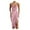 A Pink Dress for Women, variant on safuny Women's Tea Length Straight Dress Silk Solid Satin Pleated Trendy Dresses Sleeveless Elegant Cocktail Wedding Evening Party Holiday Red