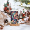 thumbnail image 2 of Yayeee Flameless Candles with Remote Flickering Battery Operated Multi Color Changing, Blue Vibrant Leaves Pattern, 2 of 7