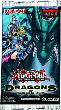 24x Yugioh Dragons of Legend 1 Booster Packs Box Quantity DRLG New Sealed 