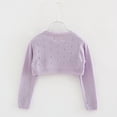 thumbnail image 4 of FAOWME Toddler Girls Jacket Spring Autumn Toddler Kids Collar Cardigan Coats 5-6 Years, 4 of 4