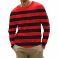 thumbnail image 2 of MesaSe Men Spring And Autumn Button  Neck Solid Color Blouse Long Sleeve Top Bottoming Shirt, 2 of 6