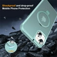 thumbnail image 6 of for iPhone 13 Case & iPhone 14 Case with Invisible  Ring Stand Translucent iPhone 13 & 14 Phone Case 6.1" [Compatible with MagSafe][Great Grip Feeling], Blue, 6 of 14