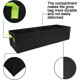 thumbnail image 4 of Zhuge Bolsas para cultivo de plantas, paquete de 10 bolsas de tela elevadas para plantar, bolsa de cultivo rectangular con 3 agujeros, macetas transpirables para tomates y papas de 15 galones (negro), 4 of 5