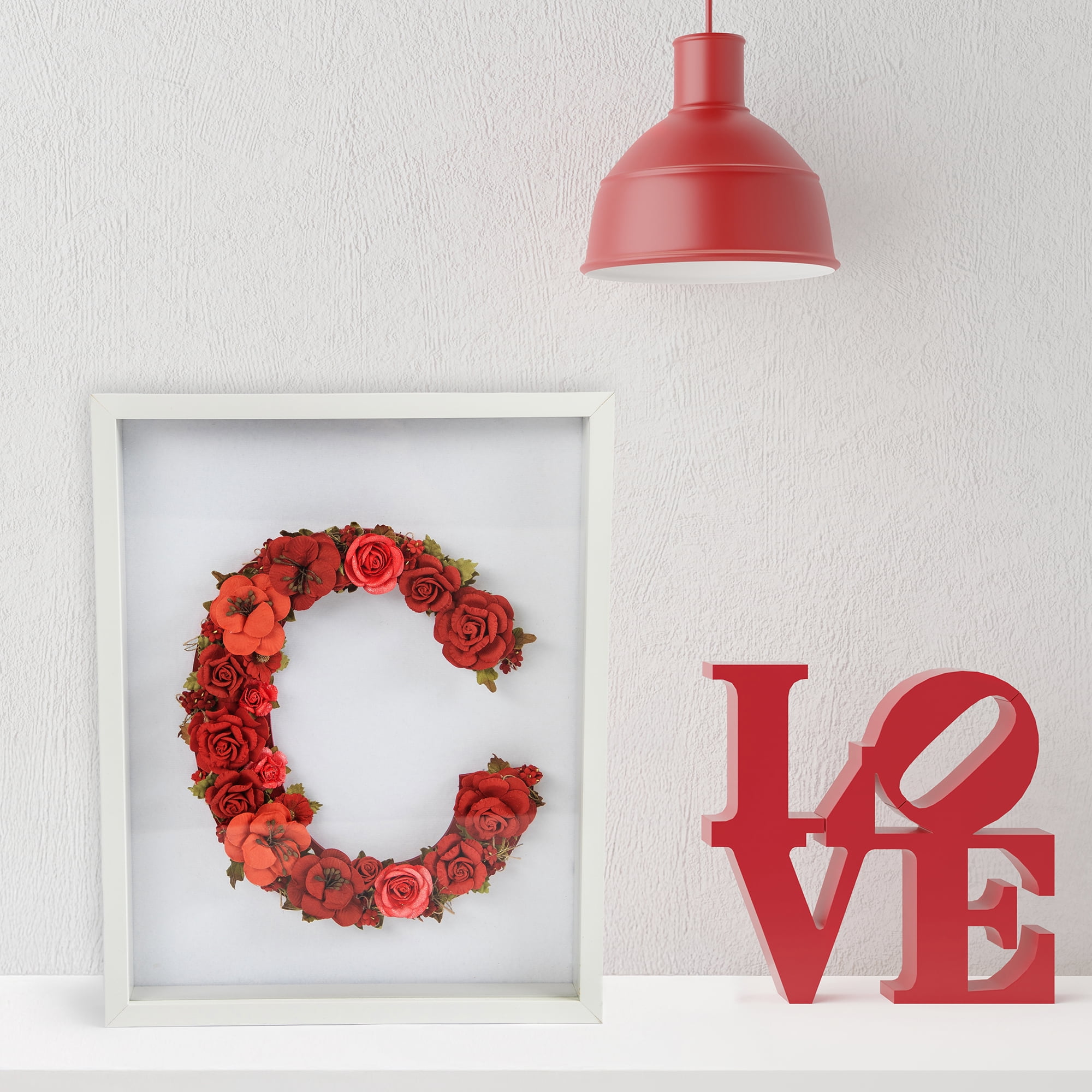 Little Birdie Red Paper Flowers Assortment, 78ct – DIY Craft Embellishments & Scrapbook Florals