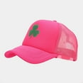 thumbnail image 2 of Tweang Baseball Cap Comfortable and breathable hat Men's Athletic Baseball Fitted Cap soft hats for men Classic Baseball Cap Hats Gift for Men running hat fitted hat Plain hats Hot Pink A, 2 of 5