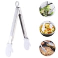 thumbnail image 4 of 1 pinza de acero inoxidable para alimentos, guantes de silicona, pinza decorativa para pan, pinza para carne, 4 of 4