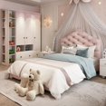 thumbnail image 3 of Modern Princess Children Bed Girl Small Apartment Luxury Children Beds Minimalist Single Wood Cama Infantil Bedroom Furniture WZ My Lux Decor Round, 3 of 10