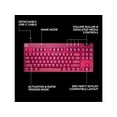 thumbnail image 3 of Logitech G PRO X TKL RAPID Tenkeyless Wired Gaming Keyboard With Magnetic Analog Switches, Rapid Trigger Mode, Adjustable Actuation, and Customizable RGB Lighting, Magenta, 3 of 8