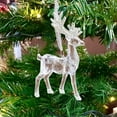 thumbnail image 6 of HongHeng 1Pc Xmas themed Christmas Tree Decorations Hanging Christmas Decorations Hand Blown Art Ornaments with Ropes for Christmas Xmas Party Decorations (Chirstmas Style), 6 of 6