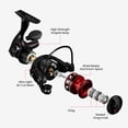 thumbnail image 2 of Piscifun Flame Spinning Fishing Reel 3000, Lightweight Design with 9+1 Ball Bearings, Carbon Fiber Drag up to 19.8lb, Smooth Reel for Freshwater and Saltwater Fishing, Red, 2 of 8