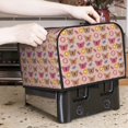 thumbnail image 7 of Honeii colorful Butterfly Daisy Print 4 slice Toaster Cover, Two Slice Toaster Dust-proof Cover For Kitchen Small Appliance and Fingerprint Protection, 7 of 7
