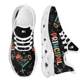 thumbnail image 1 of Teacher Principal Design Ladies Non-Slip Running Sneakers Eduional Tools Pattern Mesh Swing Shoes for Women Gifts, 1 of 5