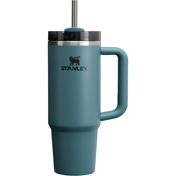 Vaso Stanley Quencher H2.0 FlowState 900ml, de Acero Inoxidable aislado al vacío; Azul