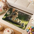 thumbnail image 4 of EGNMCR Bathroom Rugs, Area Rug, Easter Day Carpet Entrance Door Mat Household Absorbent Nonslip Foot Mat Dirt Proof Mat Bathroom Nonslip Mat Size 15.7x23.6 In Polyester Room floor mats, 4 of 6