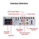 thumbnail image 5 of Unidad Principal P4020 1DIN Car Stereo 3.8 pulgadas Pantalla IPS Receptor de radio FM compatible con Bluetooth Sywqhk Accesorios para autos y motos, 5 of 9