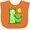 Orange, variant on Inktastic 1st Birthday Monster Boys or Girls Baby Bib