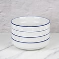 thumbnail image 6 of Mainstays Blue Rim Round Ceramic Din Bowl, 38.9 oz, 6 of 8