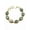 Gold, variant on Natural Abalone Shell Oval Shaped Link Bracelet for Women Jewelry Size 9.45" New-Silver