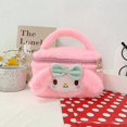 thumbnail image 2 of Purdored 1 Pc Warm Winter Fur Makeup Bag Women Soft Cartoon Large Makeup Bag Female Travel Make Up Case Necessaries, 2 of 2