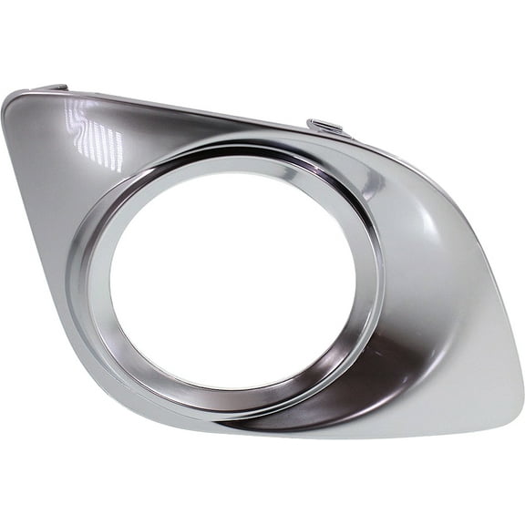 Fog Light Trim Compatible with 2009-2012 Toyota Venza Front, Right Passenger Chrome