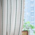 thumbnail image 1 of Cortinas Deeprove de lino de algodón, color verde esmeralda, estilo bohemio, 24 cm de largo, 1 of 7