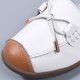 thumbnail image 4 of Zapatos Casuales de las Mujeres Suaves de Cuero Falso Deslizamiento Superior en Mochilas Cómodos Zapatos Planos de la Sola Plana de las Mujeres, 4 of 9