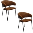 thumbnail image 1 of Set de 2 Sillas Caceres para Comedor Jardin, Oficina, Hogar, Madera Solida Café Mundo In SILL0903738CAFE, 1 of 7