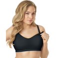 thumbnail image 1 of Playtex Womens Nursing Sport Racerback Bra, 2XL, Black, 1 of 2