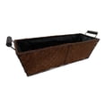 thumbnail image 1 of Cheung's FP-3368-19 Rectangular Cocolined Ledge Decorative Basket with Ears, 1 of 1