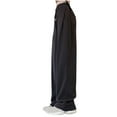 thumbnail image 4 of Annhoo Wide Leg Pants Woman Casual High Elastic Waist Pants Plus Size Baggy Comfy Palazzo Trousers with Pockets, 4 of 4