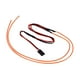 thumbnail image 2 of Tira de luz brillante con línea estroboscópica, luces de cable rojo de colores suaves y azules, 2 of 9