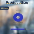 thumbnail image 2 of 120 Pcs Nylon Flat Washers 5mm ID 15mm OD 1mm Thick Plain Washer Grommets Plastic Sheet Gasket Fastener Sealing Spacer Gasket Ring, Blue, 2 of 7