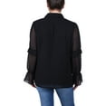 thumbnail image 3 of Long Sleeve Dotted Chiffon Blouse, 3 of 3