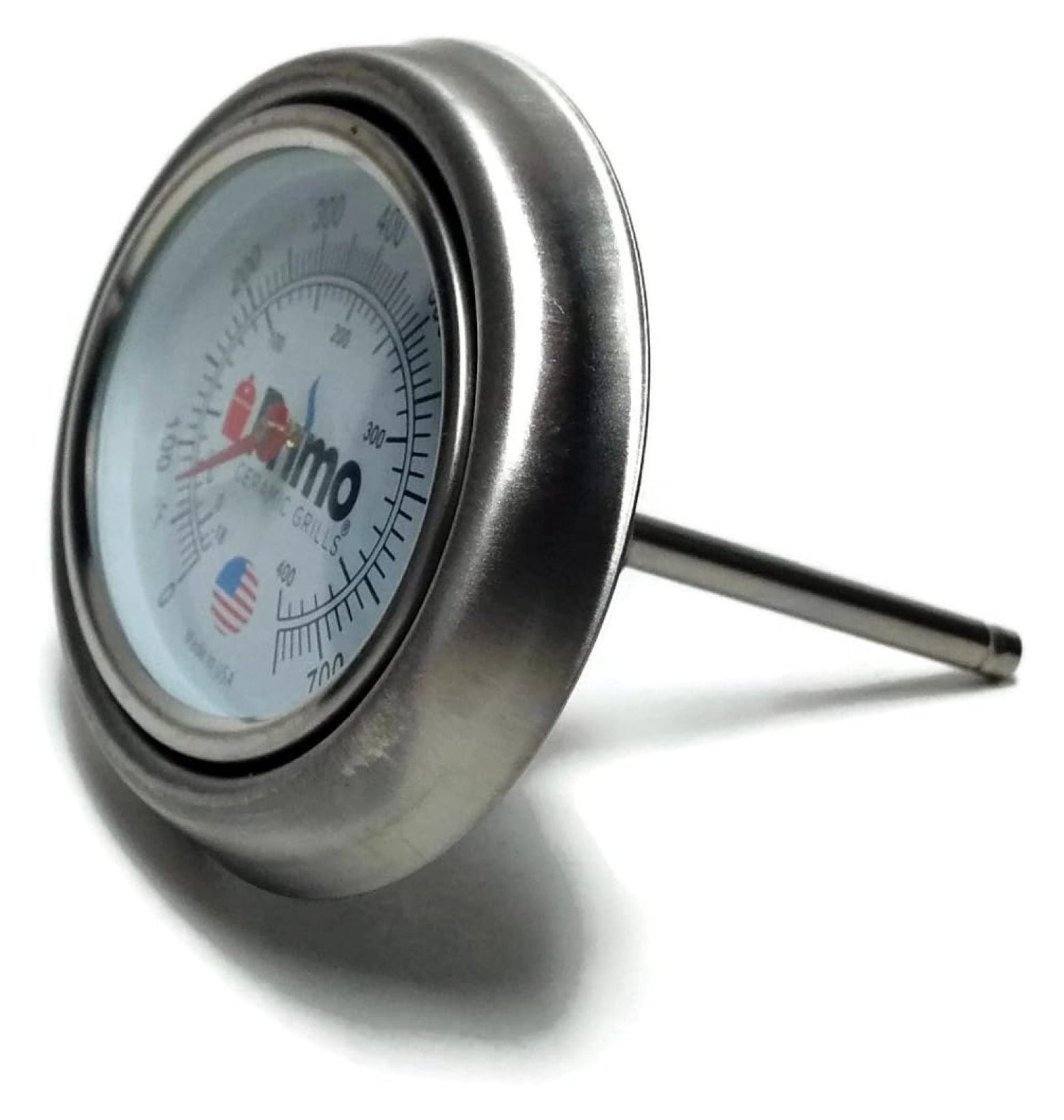 Grill Thermometer and Bezel Combo forCeramic Grills - Now 200% Larger and Ability to Calibrate