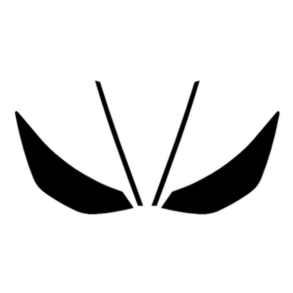 Rvinyl Headlight Tint Covers Compatible with Hyundai Sonata 2020-2023 - Blackout Smoke