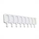 thumbnail image 2 of Xihbxyly Molde para Paletas de Helado, Bandeja de Silicona de 8 Agujeros, Diseño Flexible y Duradero, Ideal para Helados, Pasteles y Postres, Fácil de Limpiar, Reutilizable, Blanco, Tamaño 42 X 12,5, 2 of 7