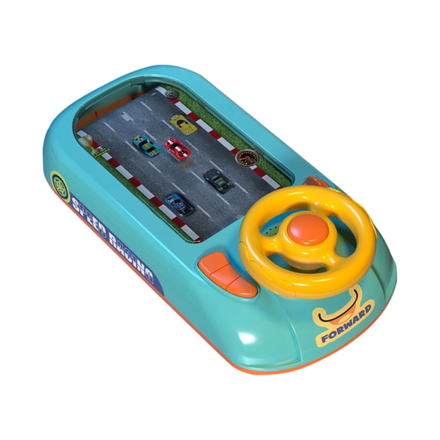 Juego de carreras de conducción música divertida volante divertido juguete creativo para niños y niñas