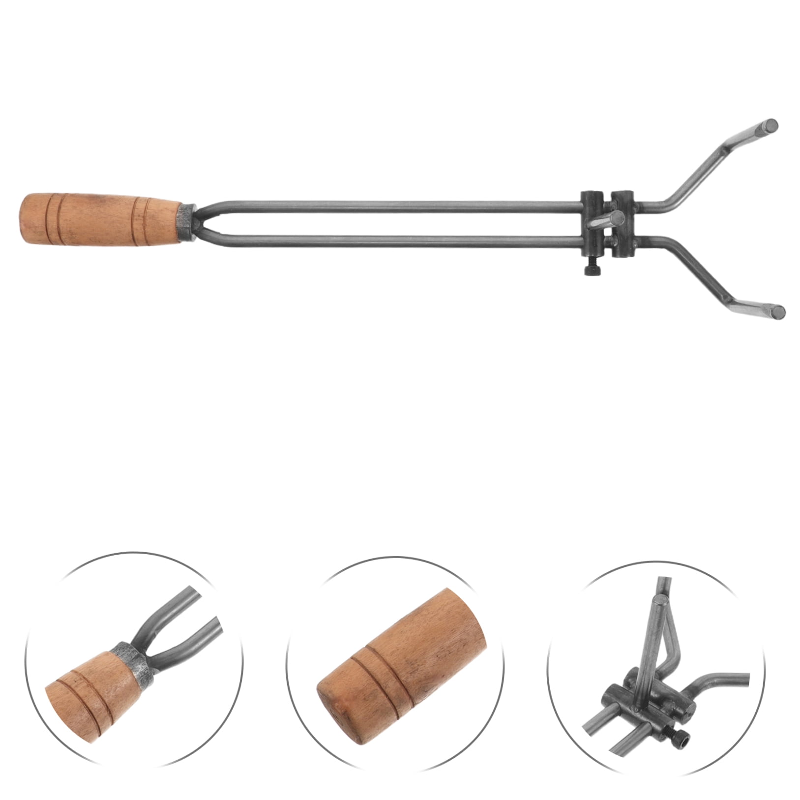 ETEREAUTY Professional Ceramic Crucible Tongs with Insulated Grip for Metal Melting
