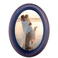 thumbnail image 5 of WallWorks Classic Oval Silhouette Picture Frame 5X7 - Hand Made Solid Wood Frame - Hand applied two toned walnut stain, 5 of 7