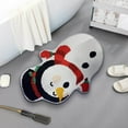 thumbnail image 3 of Christmas Snowman Bathroom Mat, Absorbent Non-Slip Rug for Kitchen Entryway Decor(B), 3 of 4