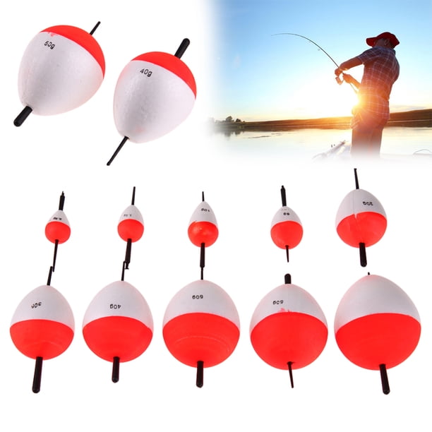 Juego de flotadores de peces de mar de pesca EPS de 10 piezas 2g-50g con palos de aparejos de pesca Likrtyny 1nj3yk8ml0yv0rj3