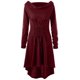 thumbnail image 5 of Sudaderas casuales de manga larga para mujer con capucha Vestido de vendaje sólido Fridja nbo1951, 5 of 8